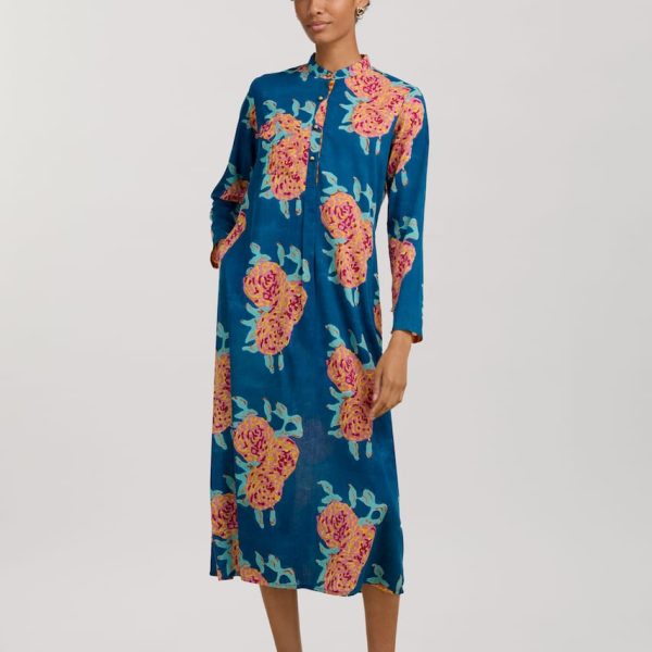 Lisa Corti kaftan – blomstermønstret